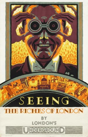 London Underground vintage poster